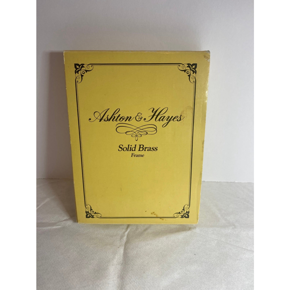 Vintage Solid Brass Picture Frame - Ashton & Hayes - Picture 3 of 3